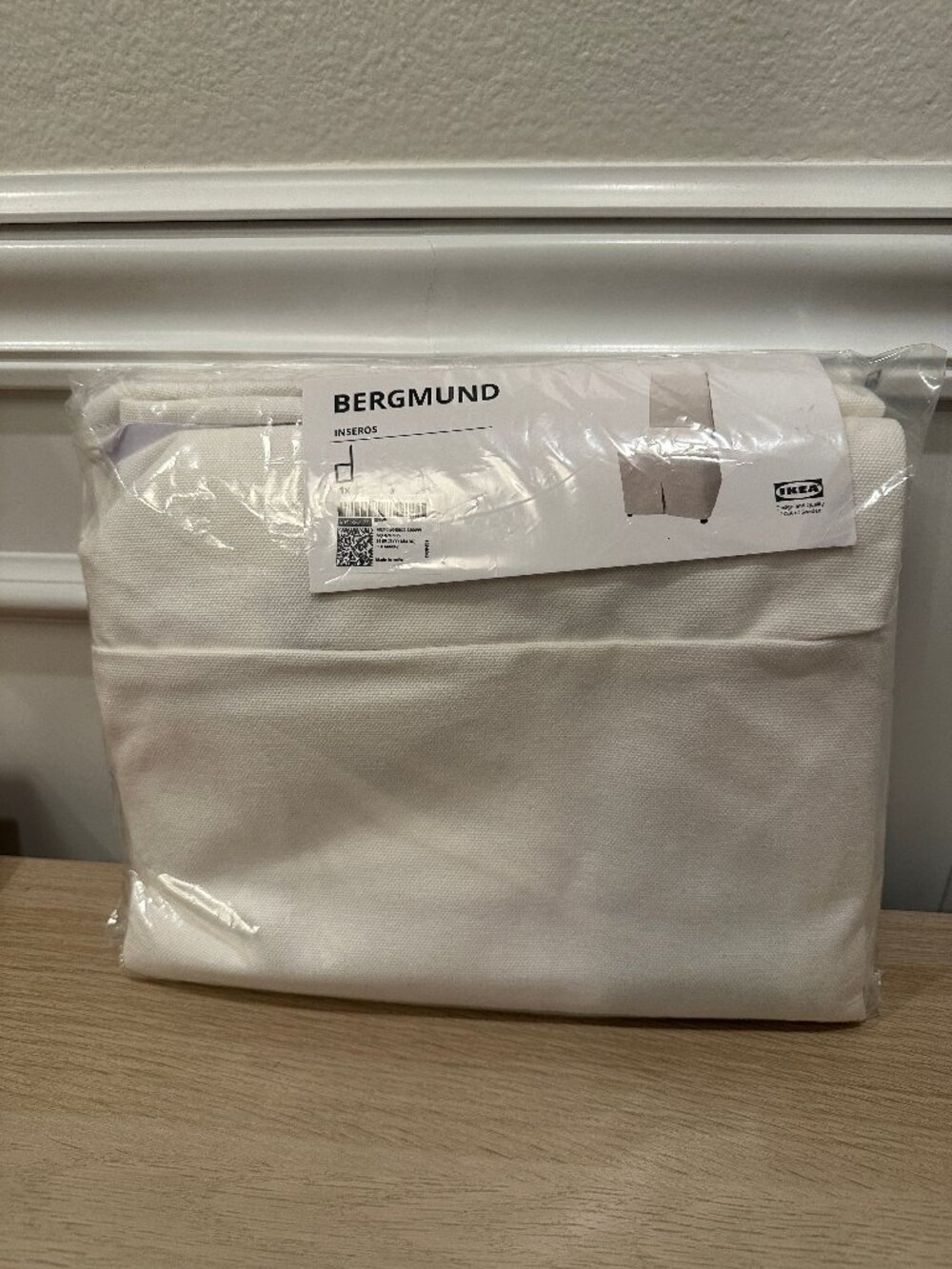 New IKEA BERGMUND Chair Cover Long Inseros White 504.862.21